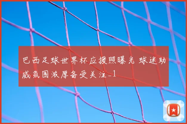 巴西足球世界杯应援照曝光 球迷助威氛围浓厚备受关注_1
