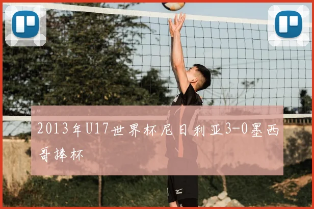 2013年U17世界杯尼日利亚3-0墨西哥捧杯
